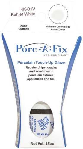 Porc-a-fix طلاء إصلاح بورك-أ-فيكس لتناسب كوهلر، أبيض متوافق مع VOC (KK-1V) - Image 5