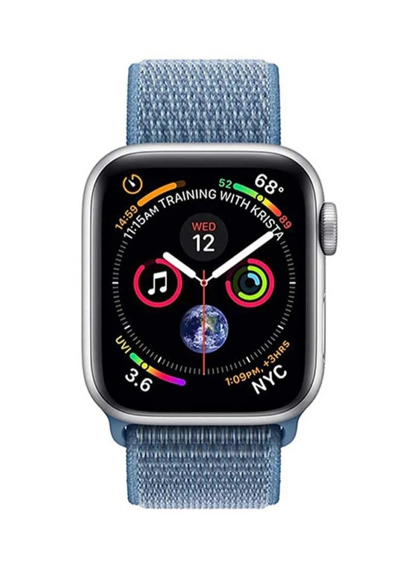 HEXABEX - Replacement Apple Watch Band Strap Compatible with Compatible with 42mm(Series 10)/41mm/40mm/38mm Nylon Strap for Apple watch Series 7/6/SE/5/4/3 Blue - Image 1