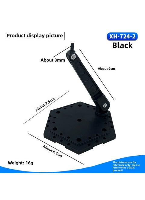 HG/BB Model Bracket Suitable For Gundam Model Hand-made Doll SHF Saint Ultraman Mask Knight-Color:XH-724-2: Black Bracket