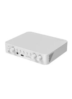 HIKVISION Hikvision Analog Amplifier 60Watts Bluetooth, USB flash drive, microphone, and RCA, with flexible and convenient operation, Support two-channel audio mixing output, White  - Image 3