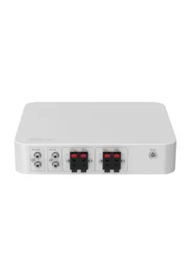 HIKVISION مضخم صوت تناظري هيكفيجن 60 واط بلوتوث، محرك فلاش USB، ميكروفون، وRCA، مع تشغيل مرن ومريح، يدعم إخراج خلط الصوت ثنائي القناة، أبيض  - Image 4