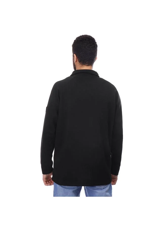 كوب كنزة رجالية كاجوال بأكمام طويلة