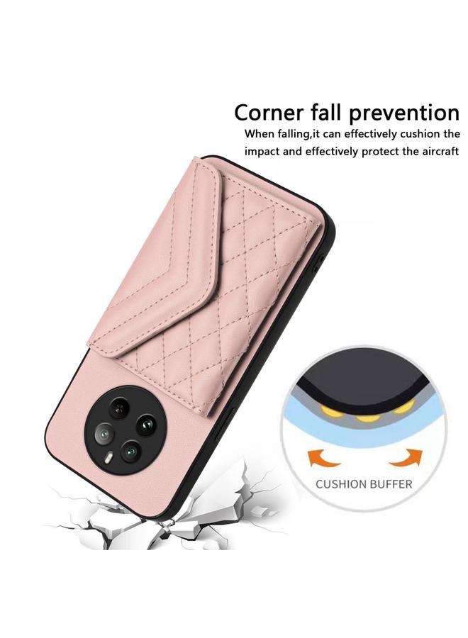 اس-توب جراب لهاتف Realme 12 Pro / 12 Pro+ جراب بطاقة RFID بملمس معيني مع حبل طويل - Image 5