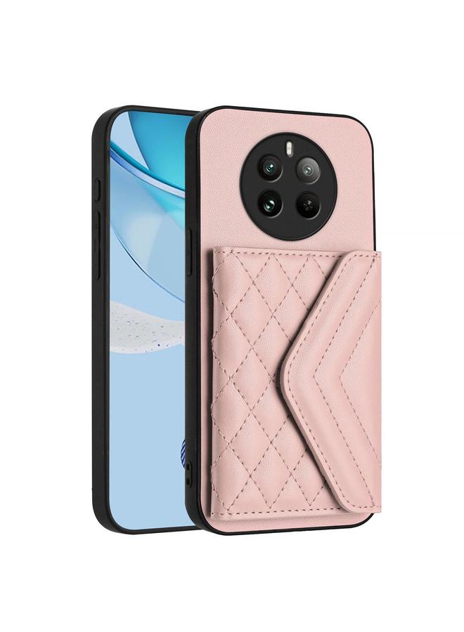 اس-توب جراب لهاتف Realme 12 Pro / 12 Pro+ جراب بطاقة RFID بملمس معيني مع حبل طويل - Image 3