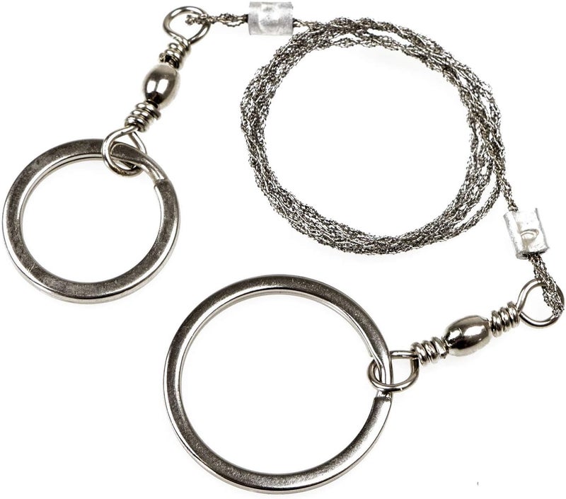 Linist Stainless Steel Wire Saw - Metal Cable Saw for Emergency Survival, Hand Pocket String Rope Saw for Wood, Pipe, Camping, Hiking - Image 1