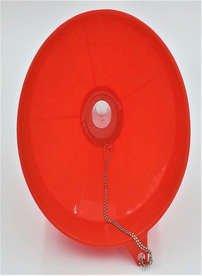 TitanOwl 8" Plastic Brewing Cooking Oil Funnel with Attached Screen Reusable Mesh Filter Strainer - Image 3