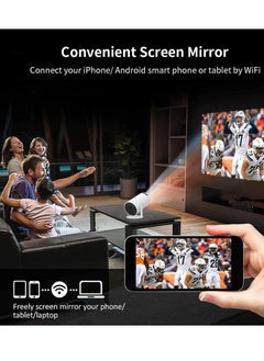 ELTRAZONE Compact Smart Projector: 1080P HD, 10000+ Games, HDMI/USB, and Advanced Connectivity  - Image 2