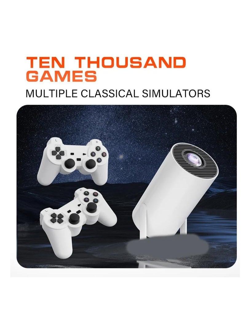 ELTRAZONE Compact Smart Projector: 1080P HD, 10000+ Games, HDMI/USB, and Advanced Connectivity  - Image 4