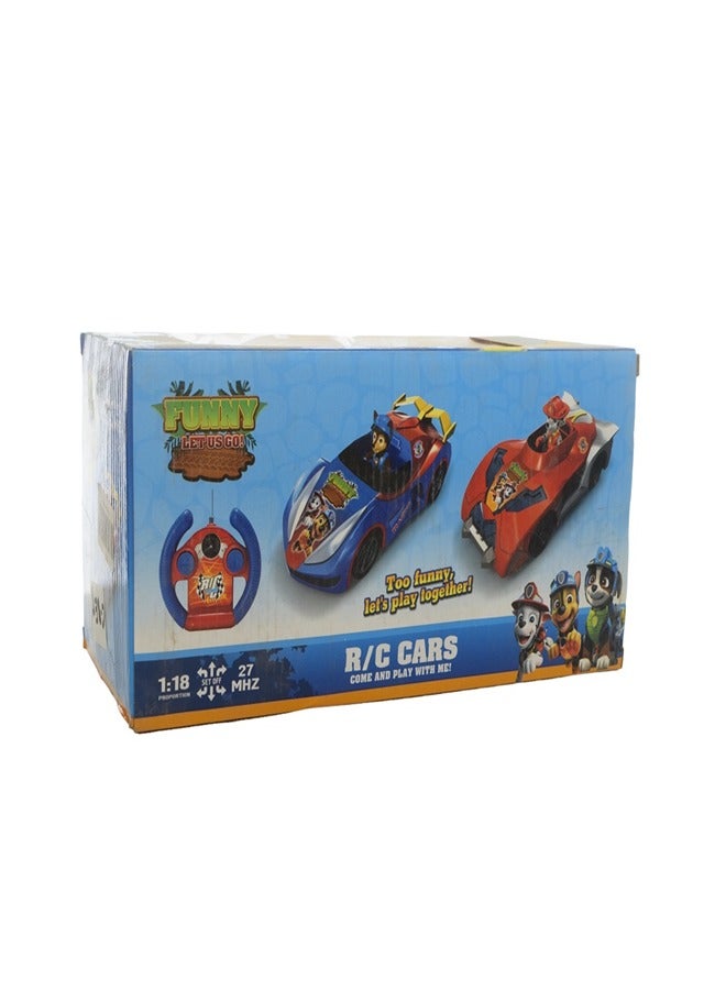 Paw Patrol Funny Car 1/18 with Remote Control - 807 - Image 2