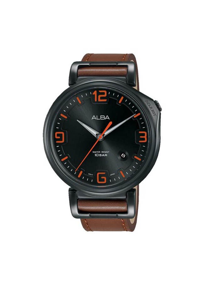 Alba Leather Analog Watch AS9F85X - Image 1