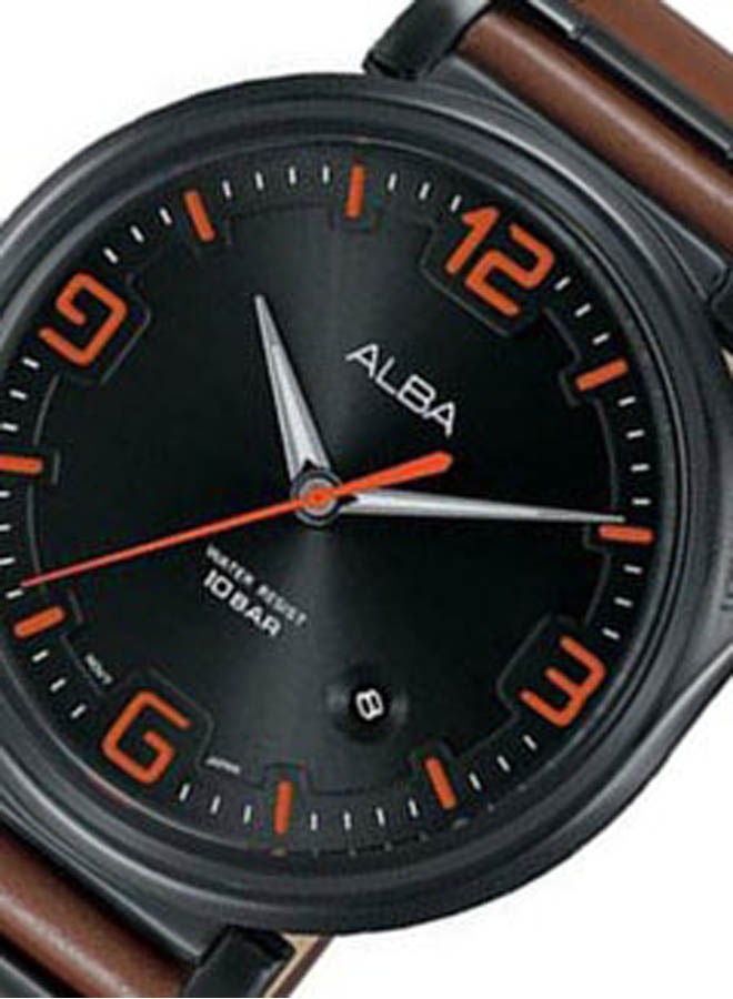 Alba Leather Analog Watch AS9F85X - Image 2