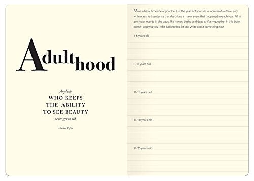 Piccadilly Story of My Life Journal | Personal DIY Memoir | Guided Autobiography Notebook | 204 pages - Image 5