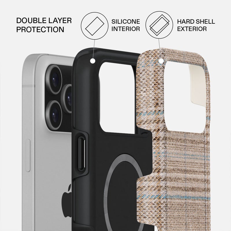 BURGA iPhone 17 Pro Max Cosy Sweater Premium Case Compatible with Hybrid Dual-Layer Hard Shell + Silicone Protection - Scratch-Resistant Shockproof Mobile Cover - Image 2