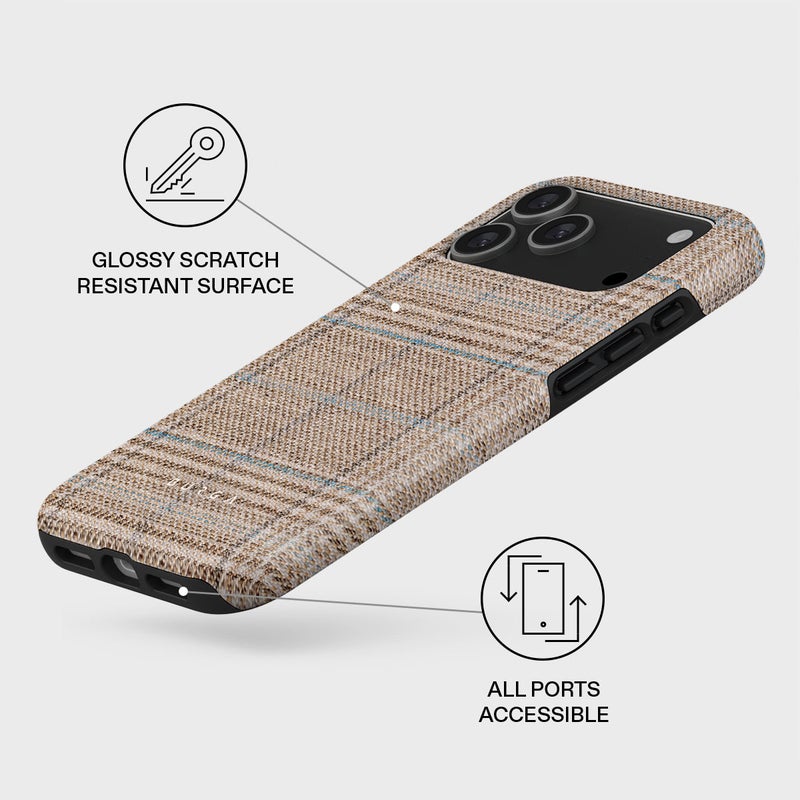 BURGA iPhone 17 Pro Max Cosy Sweater Premium Case Compatible with Hybrid Dual-Layer Hard Shell + Silicone Protection - Scratch-Resistant Shockproof Mobile Cover - Image 3