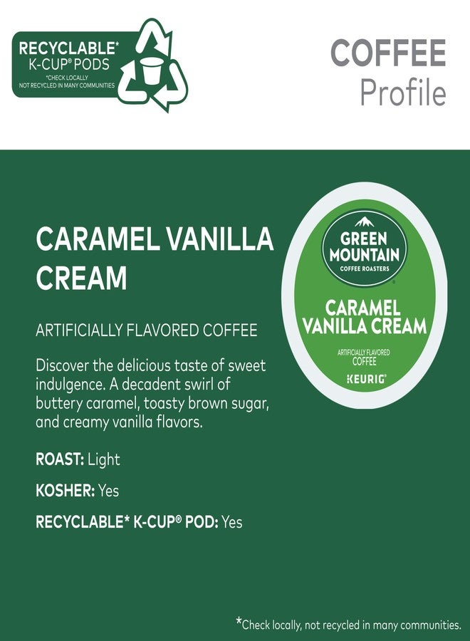 Green Mountain Coffee Roasters كبسولات قهوة جرين ماونتن كوفي روسترز بنكهة الكراميل والفانيليا والكريمة، من كيوريج، للاستخدام الفردي، قهوة محمصة خفيفة، 72 كبسولة - Image 4