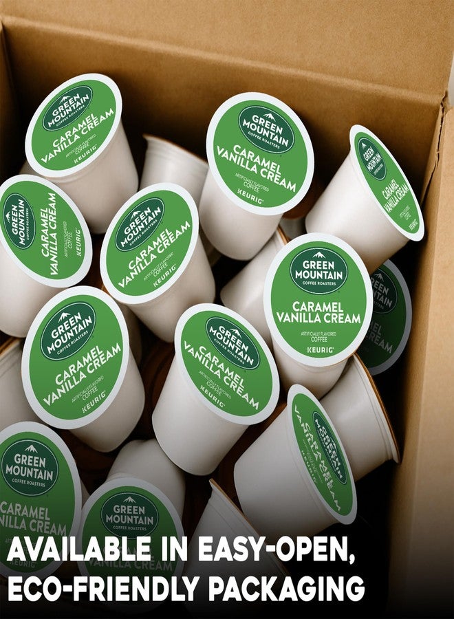 Green Mountain Coffee Roasters كبسولات قهوة جرين ماونتن كوفي روسترز بنكهة الكراميل والفانيليا والكريمة، من كيوريج، للاستخدام الفردي، قهوة محمصة خفيفة، 72 كبسولة - Image 3