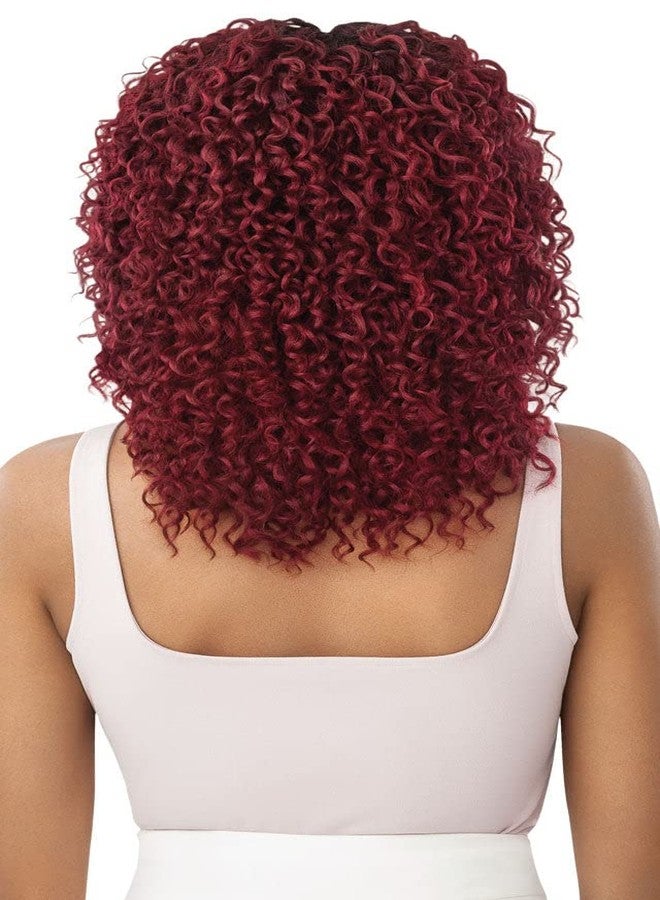 Outre Human Hair Purple Pack 3PCS WET and WAVY STYLE BOHO CURL (1B) - Image 3