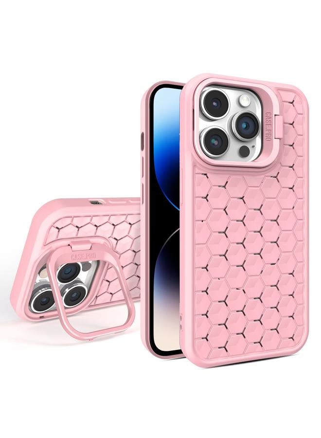 S-TOP Case For iPhone 14 Pro Honeycomb Radiating Lens Holder Magsafe Phone Case - Image 1