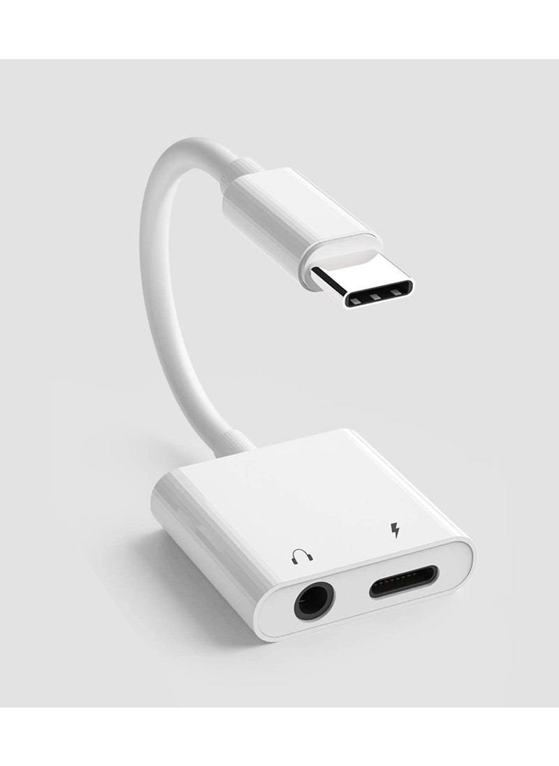 Generic Fast Charging USB C to 3.5mm Headphone Adapter Aux Audio Type Charger Dongle Converter Jack for iPad Air4 Pro  - Image 1