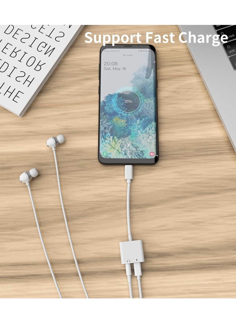 Generic Fast Charging USB C to 3.5mm Headphone Adapter Aux Audio Type Charger Dongle Converter Jack for iPad Air4 Pro  - Image 3