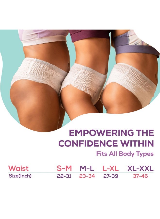 Evereve - Ultra Absorbent Disposable Period Panties, Xl-Xxl, 10'S Pack, 0% Leaks, Sanitary Protection For Women & Girls, Maternity Delivery Pads, 360? Protection, Postpartum & Overnight Use, Heavy Flow - Image 1