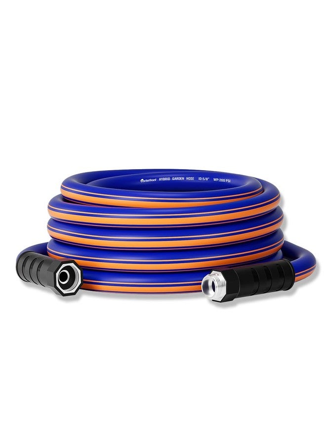 Garlephant Garden Hose 25ft x 5/8Inch, Hybrid Rubber water hose, Durable, Anti-UV, Sturdy, No-Leakage, Lightweight, Flexible, Heavy Duty garden hoses with Swivel Handle - Image 1