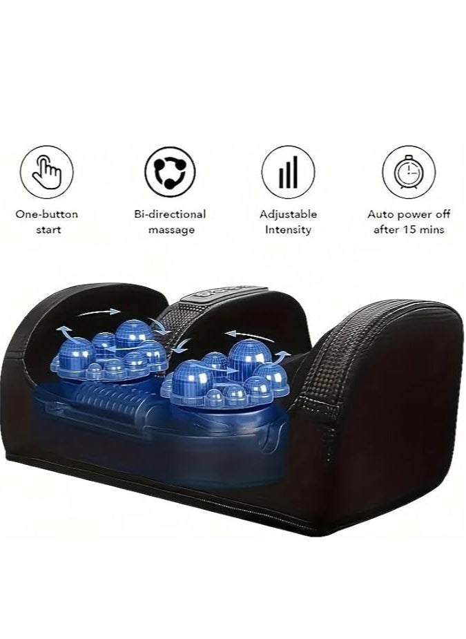 Arabest Foot Massager Machine Shiatsu Foot and Calf Massager with Heat, Deep Rolling Massage for Plantar Fasciitis Relief, Electric Foot Massager Promotes Blood Circulation, Gifts for Women & Men  - Image 4