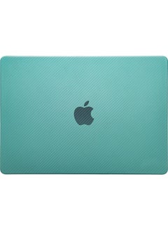 Techmaster غطاء حماية مظهر ألياف الكربون لــ MacBook Air M1 A2337 A2179 A1932  - Image 1