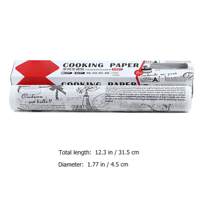 1 Roll Baking Paper Pads Air Fryer Papers Oil Baking Mats Parchment Papers for Kitchen - Image 2