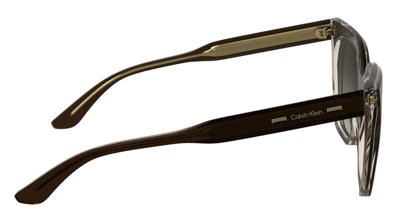CALVIN KLEIN Full Rim Acetate Calvin Klein Sun Ck24535S N 5517 (226) Brown/Light Brown - Image 5