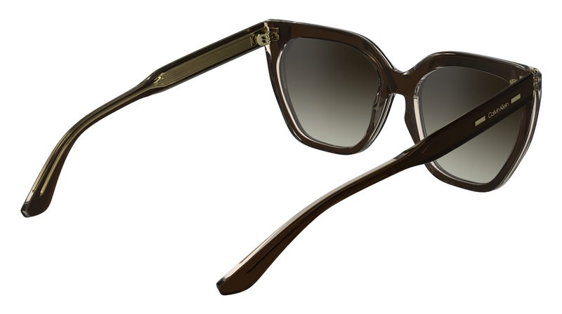 CALVIN KLEIN Full Rim Acetate Calvin Klein Sun Ck24535S N 5517 (226) Brown/Light Brown - Image 4