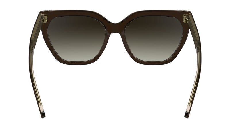 CALVIN KLEIN Full Rim Acetate Calvin Klein Sun Ck24535S N 5517 (226) Brown/Light Brown - Image 3