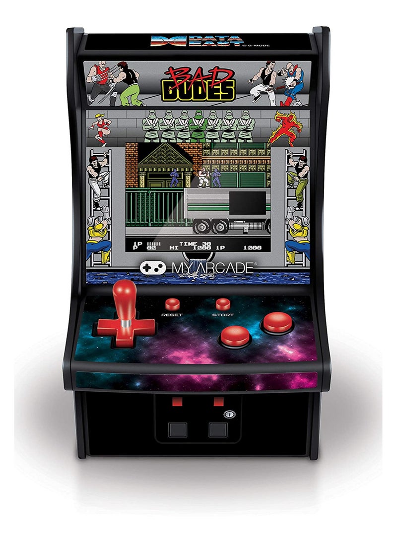 My Arcade 6.75" Collectible Retro Bad Dudes Micro Player - Gray & Black - Image 3