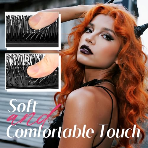 Dreamlover Wig Brush for Synthetic Cosplay Wigs, Wig Comb Set for Hair Extensions, 4 Pieces - Image 5