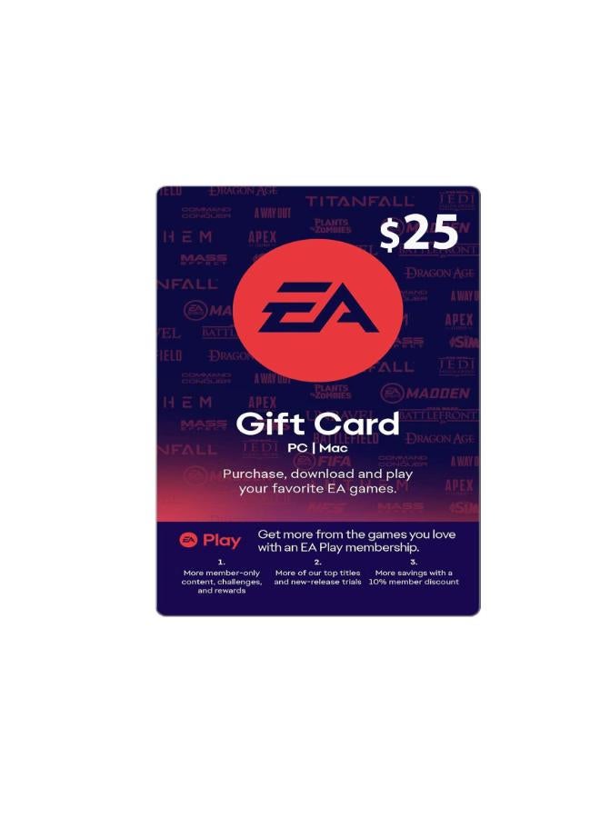 EA Gift Card 25 USD