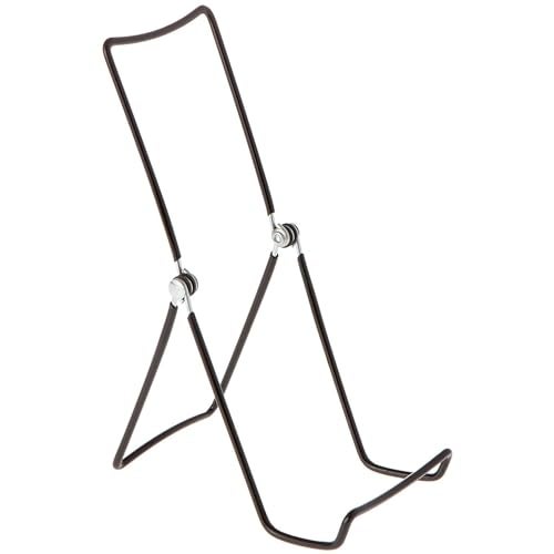 GIBSON HOLDERS 6AC Adjustable Black Wire Display Easel, 3.5" W x 4.5" D x 9.25" H, Pack of 3 - Image 1