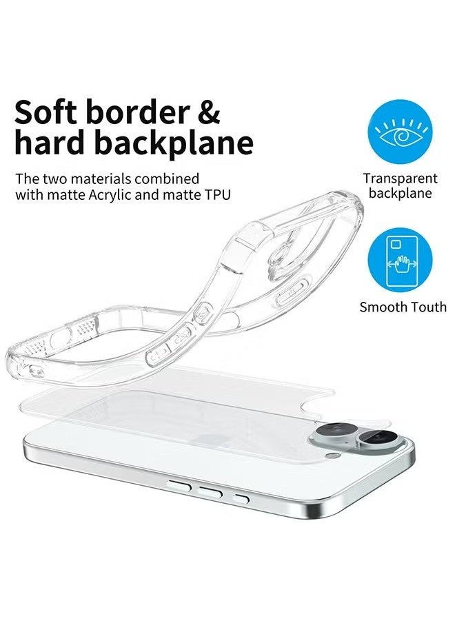 X-level iPhone 16 Clear Case Cover, Ultra Thin Silicone Shockproof Back Cases Transparent Protective Phone Case, Anti-Yellowing&Anti-Scratch, Waterproof, Dirt & Oil Proof Covers - Crystal Clear  - Image 4