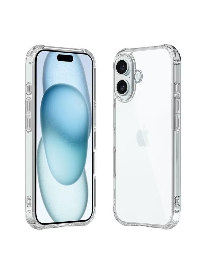 X-level iPhone 16 Clear Case Cover, Ultra Thin Silicone Shockproof Back Cases Transparent Protective Phone Case, Anti-Yellowing&Anti-Scratch, Waterproof, Dirt & Oil Proof Covers - Crystal Clear  - Image 5