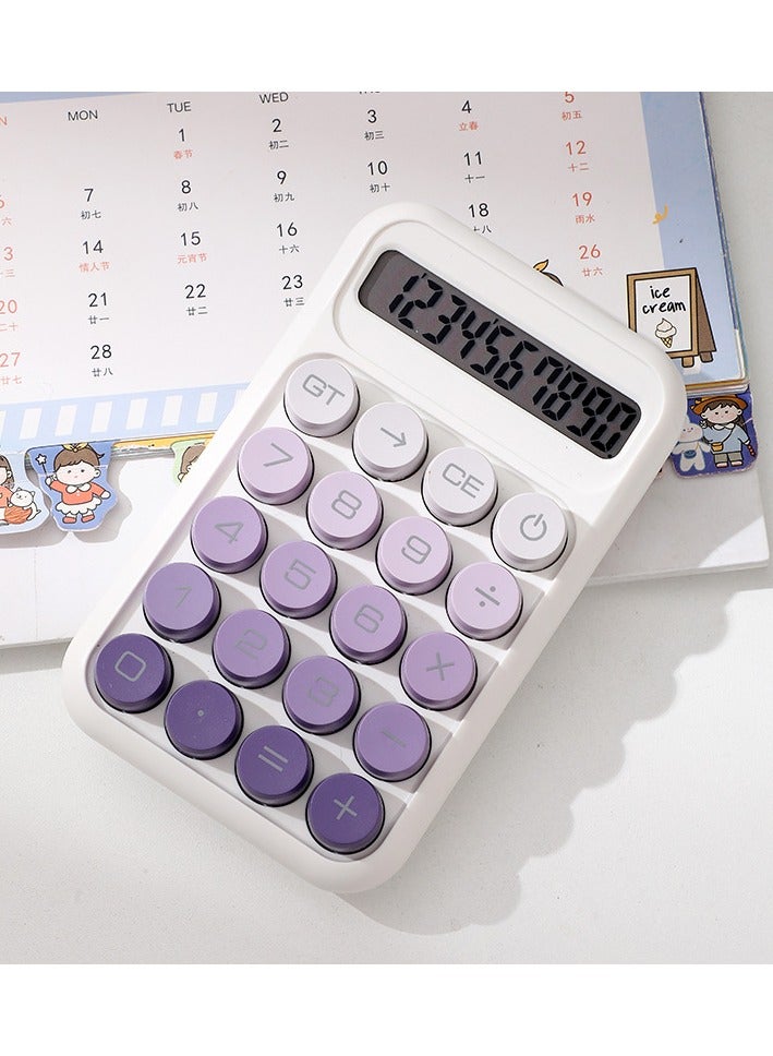 Generic Candy color gradient 10-digit calculator, office calculator, student calculator  - Image 1