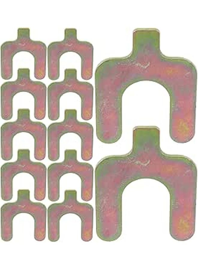 50 Pcs U Type Car Shims 1 5mm Steel Wheel Alignment Kit Camber Adjustment Tools - Image 1
