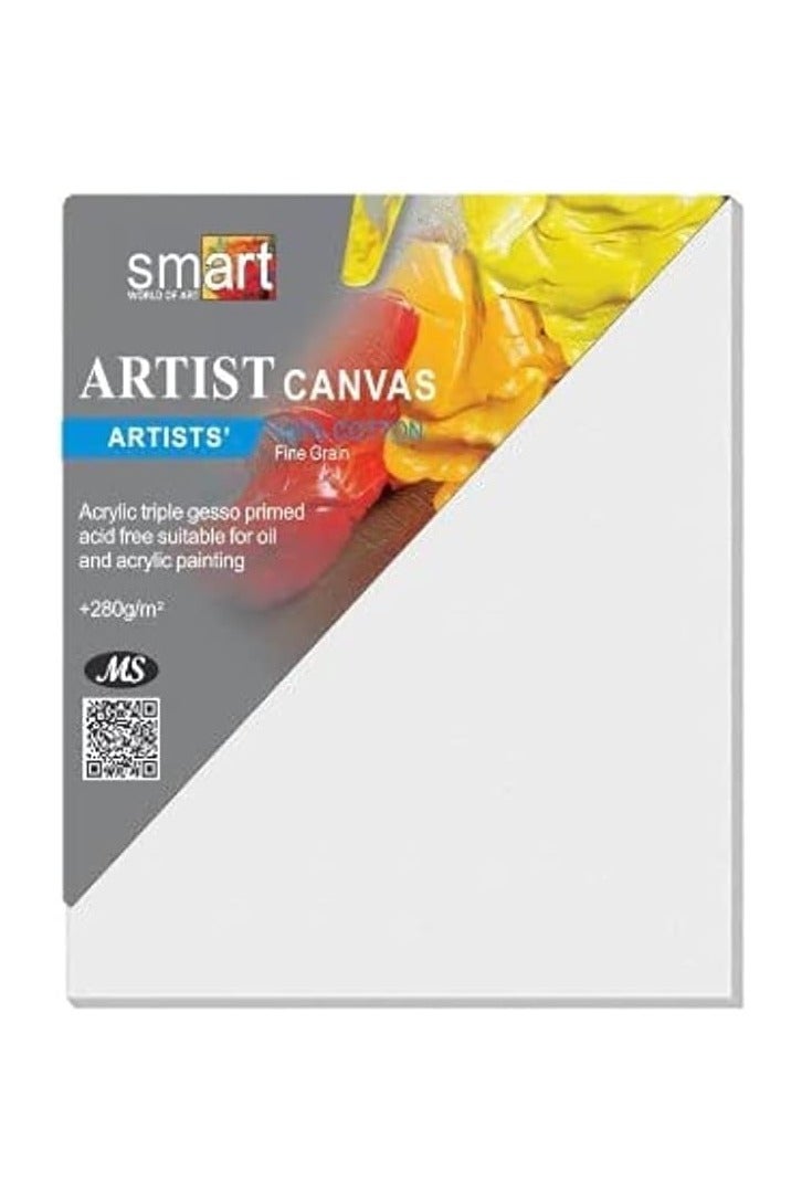 Smart 5 قماش 15x15 - 100% قطن - 280 جرام من سمارت فور آرت - Image 2