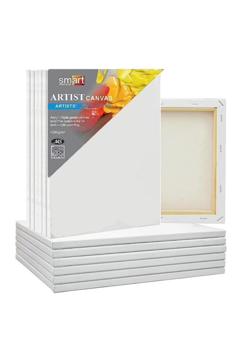 Smart 5 قماش 15x15 - 100% قطن - 280 جرام من سمارت فور آرت - Image 1