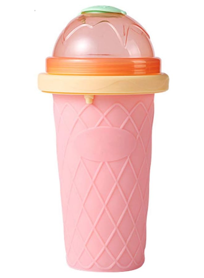 S-TOP Freeze Drinks Cup, DIY Homemade Smoothie Cups Squeeze Cup Slushy Maker Double Layer Juice Ice Cream Cup for Children Fast Cooling - Image 1