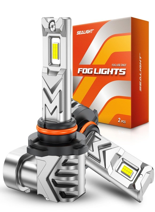SEALIGHT H10 9145 LED Fog Light Bulbs, 800% Brightness 14,000 Lumens LED Fog Lights 6500K White, Strong Penetration 9140 H10 LED Fog Light Bulbs, Pack of 2 - Image 1