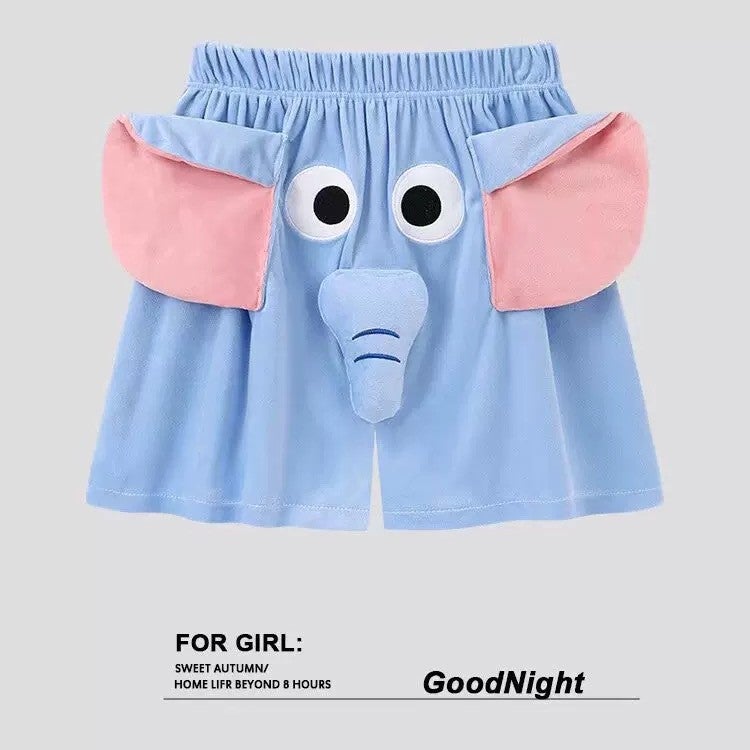 Elephant Shorts Couple Clothes Student Funny Pajama Pants Internet Red Nose Squeaking Big Pants Home Clothes - Image 5