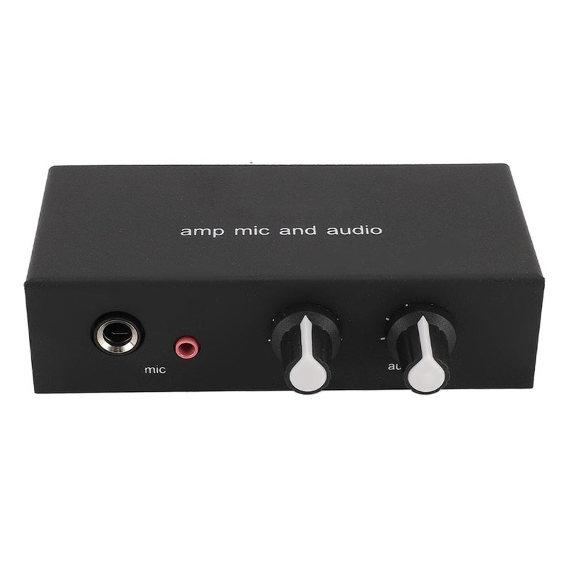 Aluminum Microphone Preamplifier with 3 Output Ports for Dynamic Condenser Microphone and Headphone - Image 2