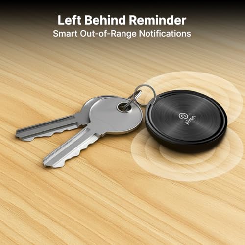 pTron TagNet X4 for iPhone & Android Users, Works w/Apple Find My & Google My Hub Network, Anti-Lost & Loud 80dB Buzzer, No SIM Needed, Item Finder for Keys, Wallets, Bags, 1-Year Battery (Black) - Image 5