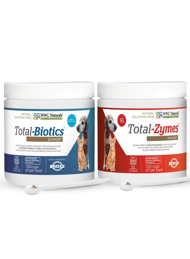 NWC Naturals Mini-Twin Pack 2.22oz Probiotics and Digestive Enzymes for cats and dogs. Smaller Size. - Image 1