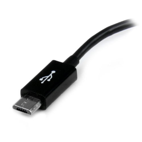 StarTech.com 5in Micro USB to USB OTG Host Adapter - Micro USB Male to USB A Female On-The-GO Host Cable Adapter (UUSBOTG) - Image 3