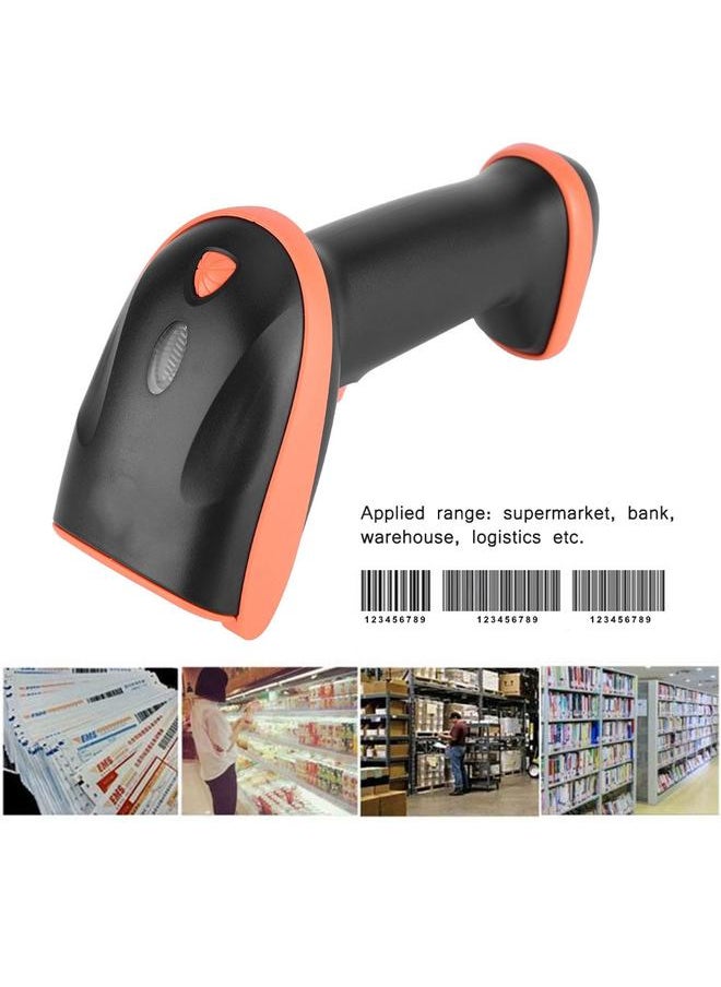 Thoraya - 2.4GHz High Speed Wireless Handheld Infrared USB Barcode Scanner Bar Code Reader - Image 1